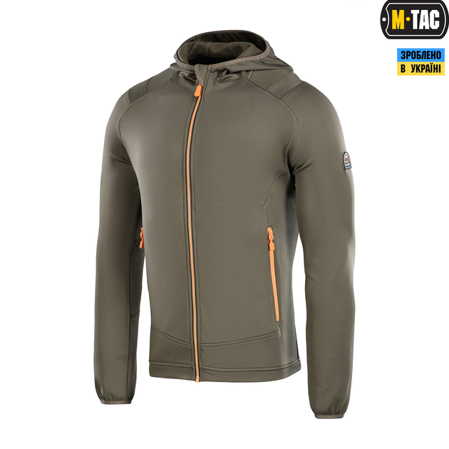 Кофта M-Tac Spider Microfleece Hoodie Dark Olive L 20445048-L - зображення 1