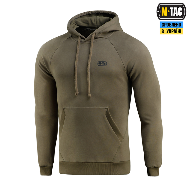 Кофта M-Tac Hoodie Cotton Raglan Hard Dark Olive M 51388048-M - зображення 1