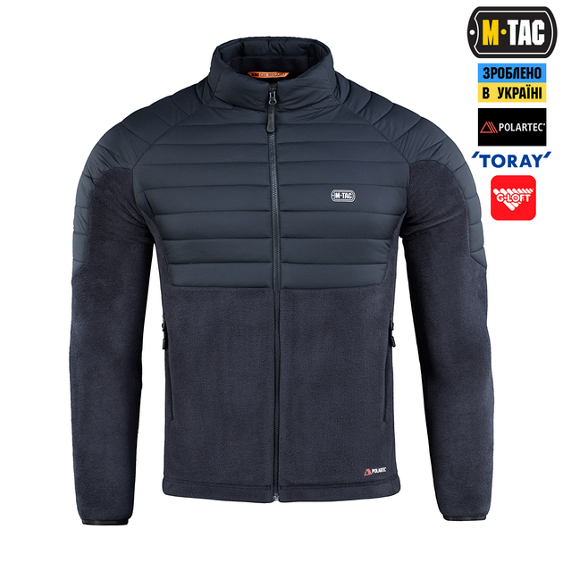 Кофта M-Tac Berserk Polartec Dark Navy Blue 2XL 20487015-2XL - изображение 2