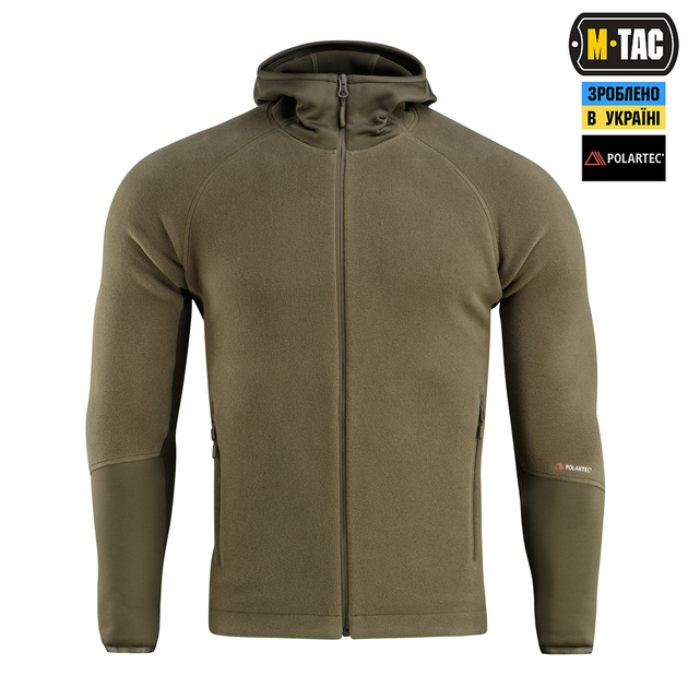 Кофта M-Tac Hoodie Polartec Sport Dark Olive S 70067048-S - изображение 2