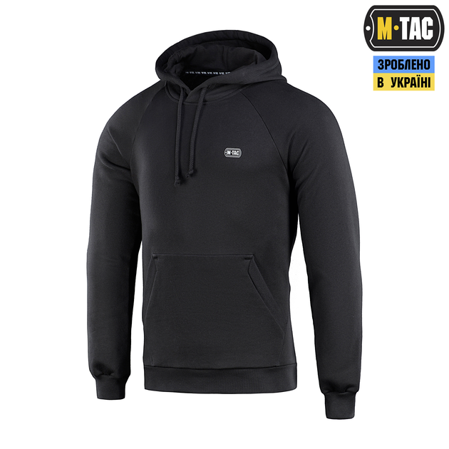 Кофта M-Tac Hoodie Cotton Raglan Black M/R 20483002-M/R - зображення 1