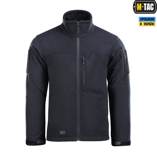 Куртка M-Tac Alpha Windblock Light Fleece Dark Navy Blue XL 20465015-XL - зображення 2