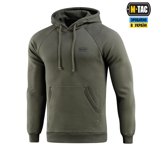 Кофта M-Tac Hoodie Cotton Raglan Hard Army Olive XS 51388062-XS - изображение 1