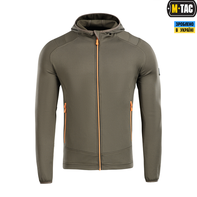 Кофта M-Tac Spider Microfleece Hoodie Dark Olive M 20445048-M - изображение 2