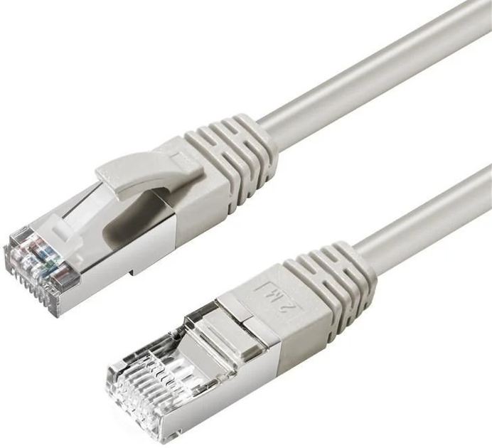 Кабель MicroConnect RJ-45 CAT 6 F/UTP 7 м Grey (STP607) - зображення 1