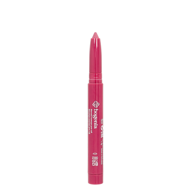 Помада-олівець для губ водостійка Bogenia Velvet Waterproof Matte BG730, 002 Ruby Темна рожева - зображення 3