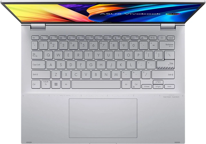 Ноутбук ASUS VivoBook S 14 Flip OLED TN3402QA-KN146W Cool Silver - Фото 6 Ноутбук ASUS VivoBook S 14 Flip OLED TN3402QA-KN146W Cool Silver - изображение 6