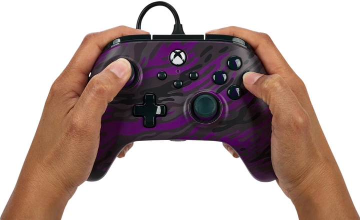 Kontroler PowerA Advantage Wired Controller Purple Camo (0617885079818) - obraz 9