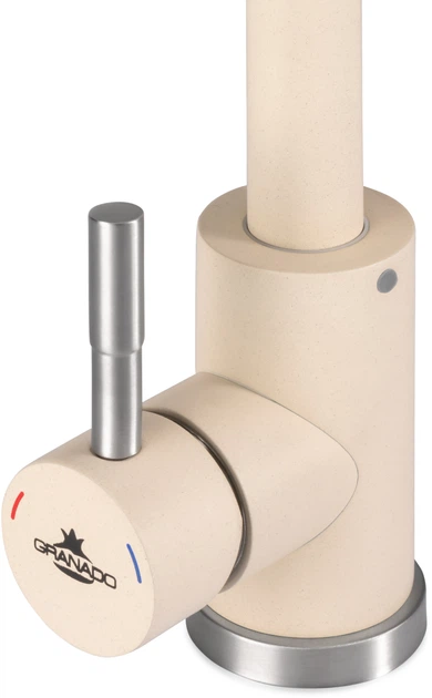 Змішувач кухонний GRANADO Elche Lux Ivory - зображення 3
