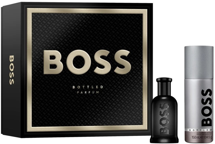 Подарунковий набір для чоловіків Hugo Boss Bottled Parfum Парфумована вода 50 мл + Дезодорант 150 мл (3616305439482) - зображення 1