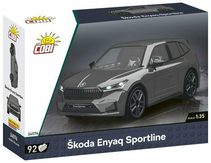 Автомобіль з блоків Cobi 24576 Skoda Enyaq Sportline 102 елемента (5902251245764) - зображення 1