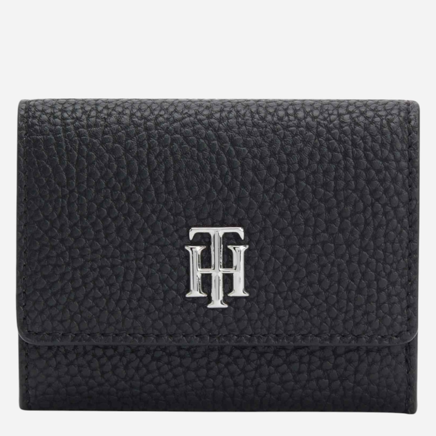 Гаманець жіночий зі штучної шкіри Tommy Hilfiger TH Element CC Holder With Zip Wallet Чорний (8720641961967) - зображення 1