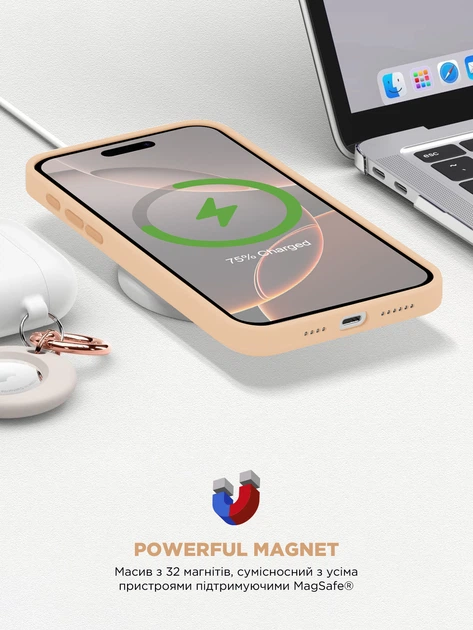 Чехол для смартфона ArmorStandart Icon2 MagSafe для Apple iPhone 16 Pro Max Rose Gold (ARM80196) - изображение 9