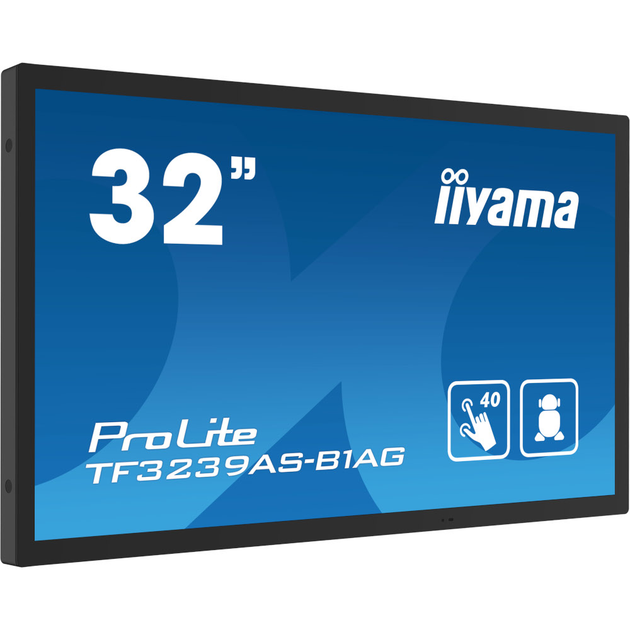 Монитор 31.5 Iiyama TF3239AS-B1AG IPS/сенсорный дисплей/Android Черный - изображение 1