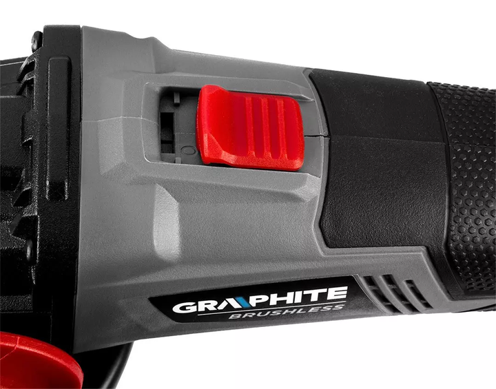 Кутова шліфмашина акумуляторна Graphite Energy+ 58G026 без акумулятора та зарядного пристрою (5902062059772) - зображення 3