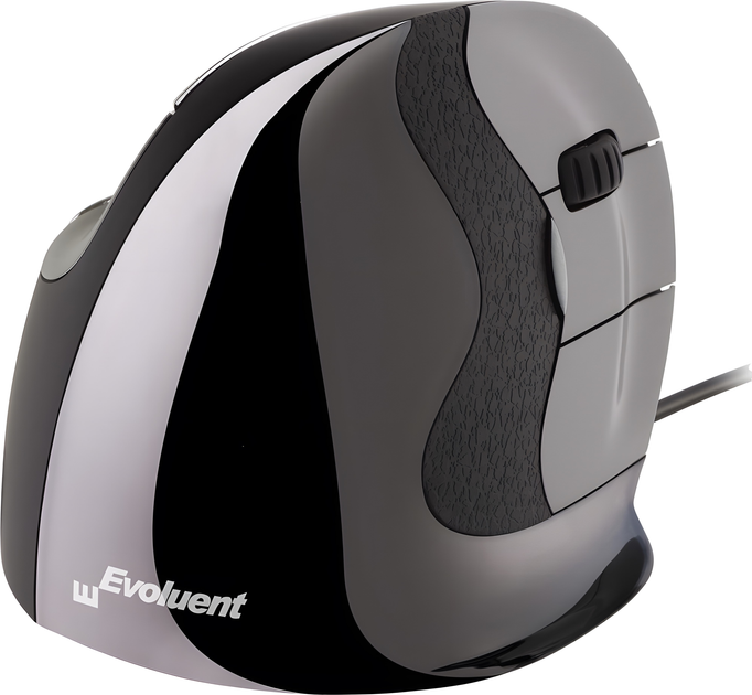 Mysz Evoluent VerticalMouse D Large Silver (852153000280) - obraz 1