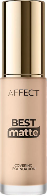 Podkład do twarzy Affect Best Matte 3N matowy kryjący 30 ml (5906118462028) - obraz 1