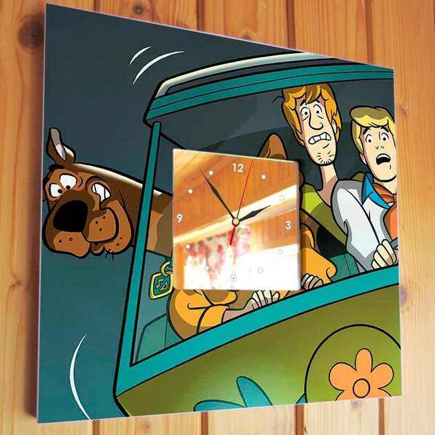 Часы "Скуби-Ду. Scooby-Doo!" украшение интерьера детской спальни, бара, кафе, подарок фанату - изображение 2