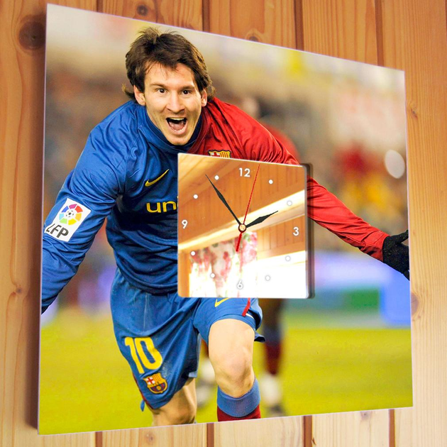 Часы "Лионель Месси. Lionel Messi. Футбол. Барселона" для футболистов и ...