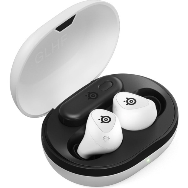 Бездротові навушники SteelSeries Arctis GameBuds TWS Bluetooth 5.3 Type-C White (61682) - зображення 2