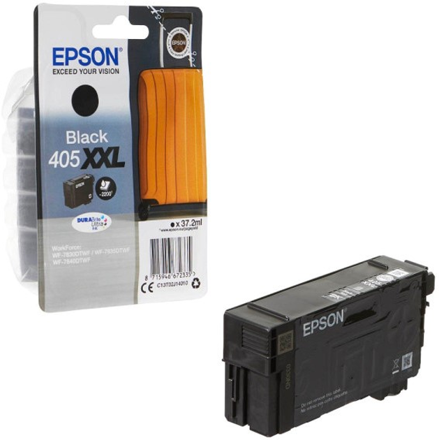 Картридж Epson 405XXL C13T02J14010 Schwarz 37.2 мл Black - зображення 3