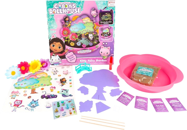 Набір іграшок для дітей Gabby's Dollhouse Kitty Fairy Garden (5015934800935) - зображення 3