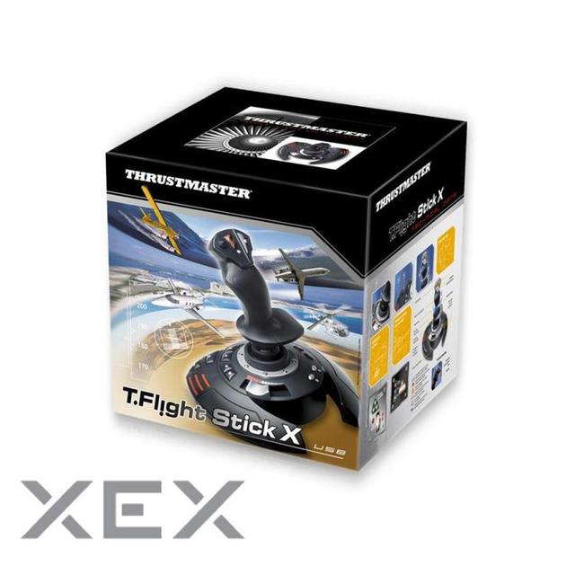 Джойстик Thrustmaster T.Flight Stick X Триггер пневматического тормоза ...