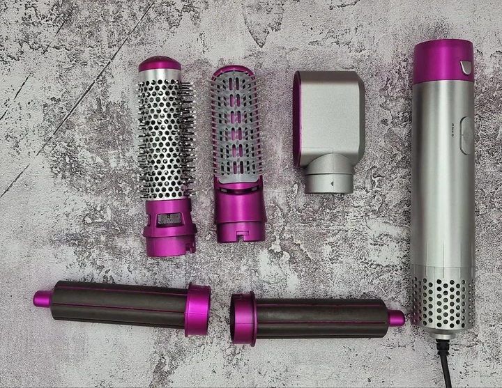 Стайлер для волос с насадками 5 в 1 + Кейс чехол Hair Brush - изображение 5