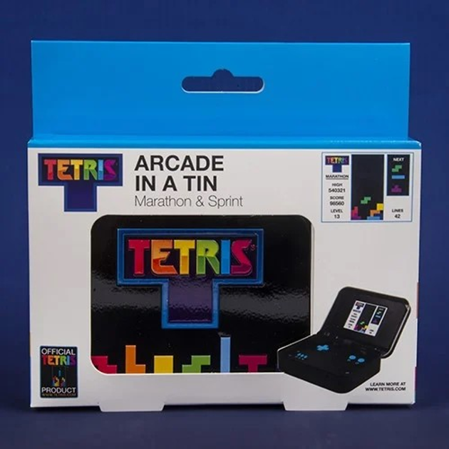 Retro konsola Fizz Creations Tetris Arcade in a Tin (5060767275849) - obraz 4