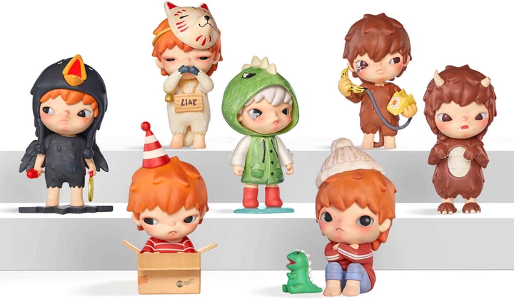 popmart hirono セット売り Игрушка-сюрприз Pop Mart с коллекционной фигуркой HIRONO серия The
