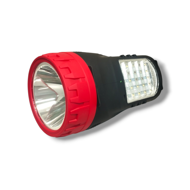Фонарь LED, акум, ручной - GR-2829TP (5W+25SMDLED, 4000mAh) (GRUNHELM) - изображение 2