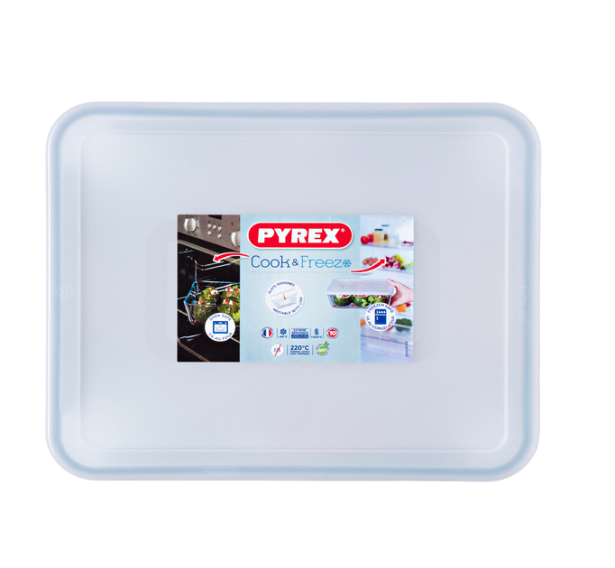 Форма прямокутна PYREX Cook&Freez, 27 х 22 х 9 см, 4 л (244P000/7643) - изображение 2