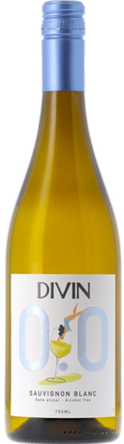 Безалкогольний напій Divin Sauvignon Blanc біле 0.75 л 0% (3760189782162) - зображення 1