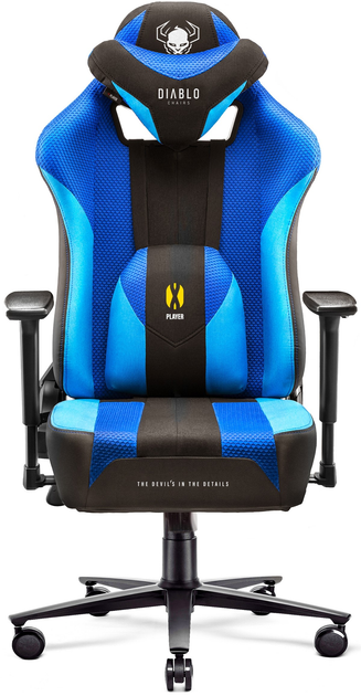 Игровое кресло Diablo X-Player 2.0 Normal Size Frost Black (5902560339222) - изображение 1