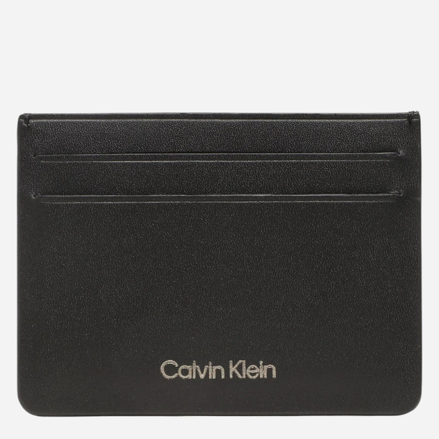 Картхолдер чоловічий шкіряний Calvin Klein CK CONCISE CARDHOLDER Чорний (8720108118866) - зображення 1