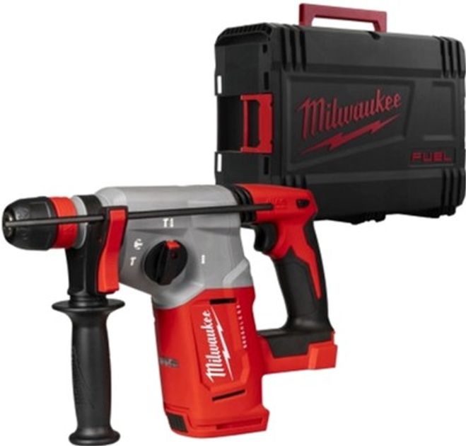 Перфоратор аккумуляторный бесщеточный Milwaukee SDS PLUS удар 2.3 Дж M18 BLHX-0X FIXTEC (HD кейс) (4933478891) - изображение 2