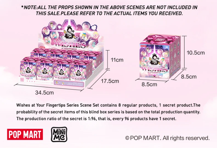 Игрушка-сюрприз Pop Mart с коллекционной фигуркой Wishes at Your Fingertips серия Scene Set (6941848230584) - Фото 16 Игрушка-сюрприз Pop Mart с коллекционной фигуркой Wishes at Your Fingertips серия Scene Set (6941848230584) - изображение 16