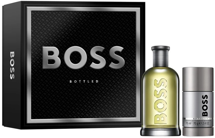 Подарунковий набір для чоловіків Hugo Boss Bottled Туалетна вода 200 мл + Дезодорант-стік 75 мл (3616305439475) - зображення 1