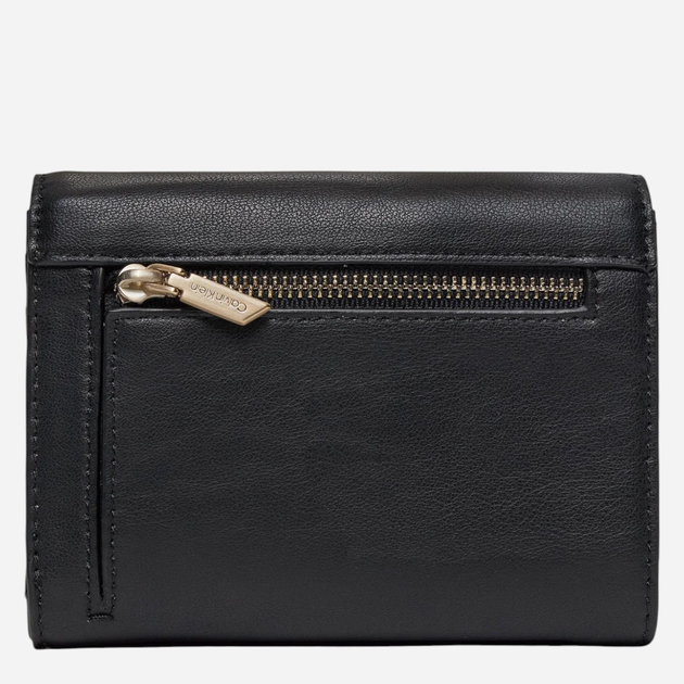 Portfel damski Calvin Klein Re-Lock Trifold MD Wallet Czarny (8720108596138) - obraz 2