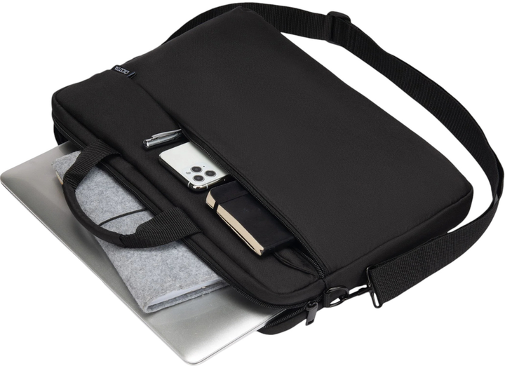 Сумка для ноутбука Dicota Slim Case ONE 14-16" Black (D32092-RPET) - зображення 4