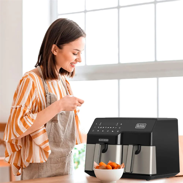 Frytkownica beztłuszczowa Black+Decker BXAF9000E (ES9730090B) - obraz 6