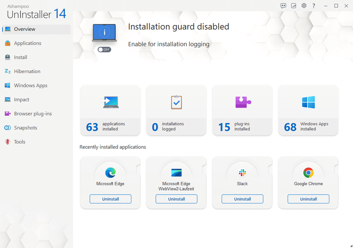 Ashampoo Uninstaller 14, безтермінова ліцензія, 1 ПК - Фото 3 Ashampoo Uninstaller 14, безтермінова ліцензія, 1 ПК - изображение 3