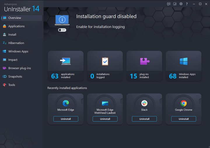 Ashampoo Uninstaller 14, безтермінова ліцензія, 1 ПК - Фото 6 Ashampoo Uninstaller 14, безтермінова ліцензія, 1 ПК - изображение 6