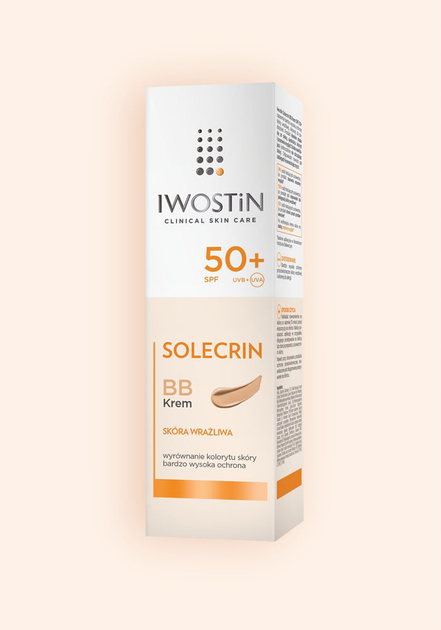 BB Крем сонцезахисний Iwostin Solecrin Spf 50+ 30 мл (5902502323517) - зображення 2