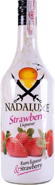 Ликер Nadaluxe Fresa (Strawberry) 1 л 15% (8414037928015) - изображение 1