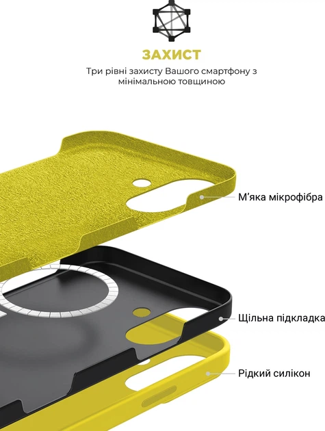 Чехол для смартфона ArmorStandart ICON2 MagSafe для Apple iPhone 16 Star Fruit (ARM81315) - изображение 6