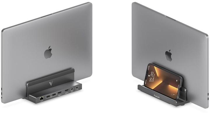 Підставка для ноутбука та док-станція PureLink Vuelogic 7-in-1 USB-C (VL-DS100) - зображення 6