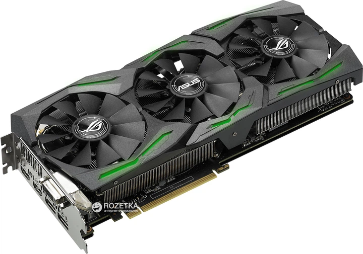 Відеокарта Asus PCI-Ex GeForce GTX 1080 ROG Strix OC 8GB GDDR5X