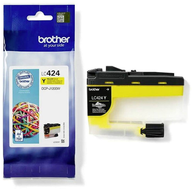 Картридж Brother LC424Y Yellow (4977766810470) - зображення 2