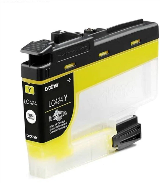 Tusz Brother LC424Y Yellow (4977766810470) - obraz 3